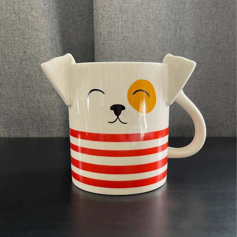 PARKER LANE Coffee Tea Mug Dog With Ears 16 Oz - BRAND NEW